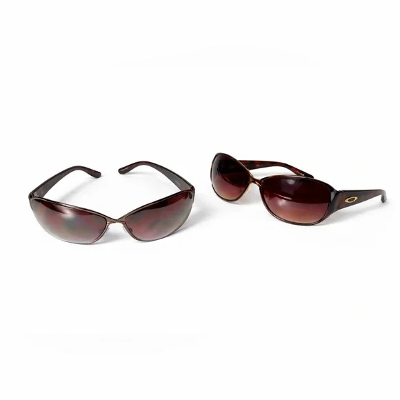 Oscar de la Renta Brown Gradient Sunglasses Mod 3013 Designer Oversized - Picture 7 of 10